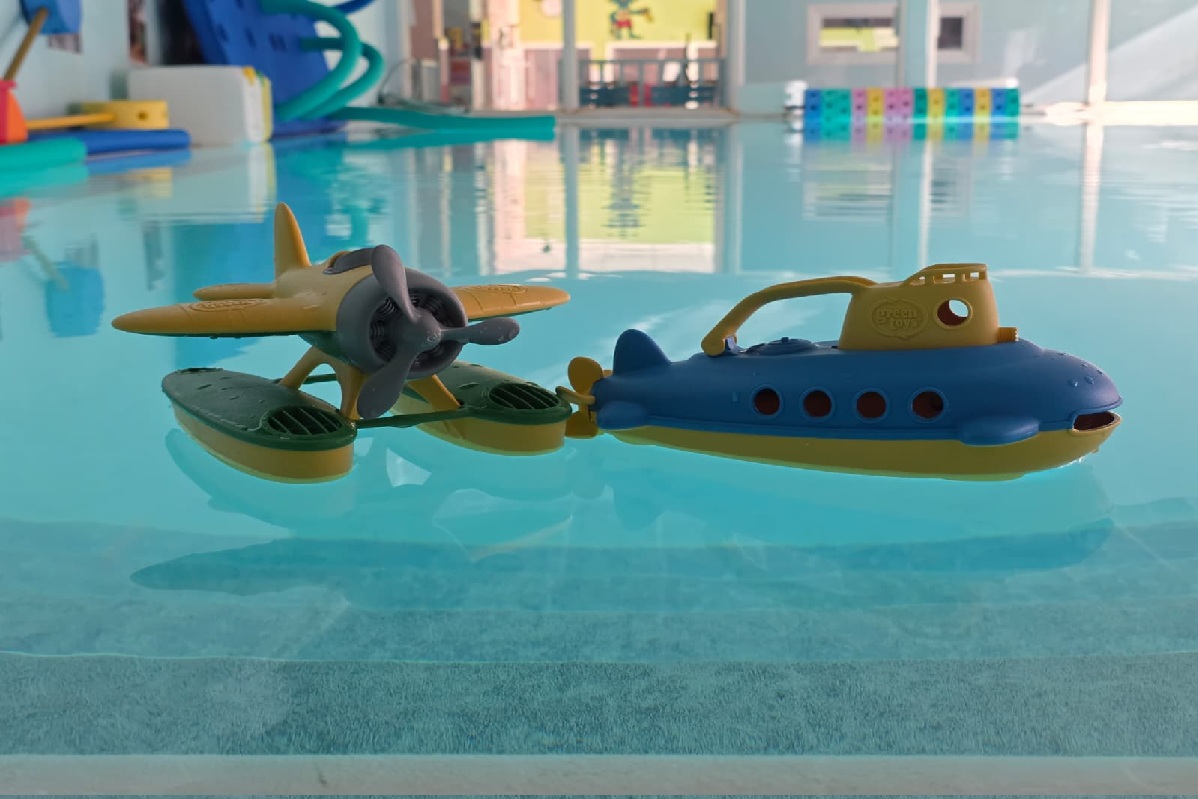 Le bassin chauffé à 33 °C réservé aux enfants